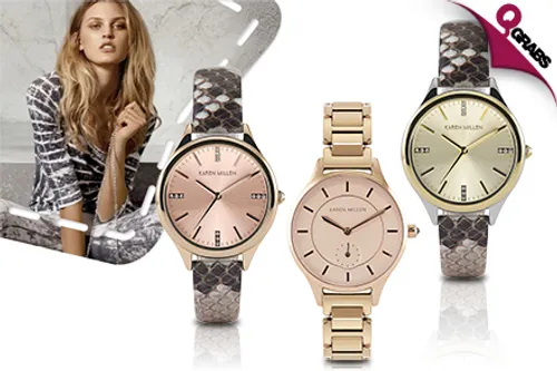 For QR225 Dazzle with Women’s Karen Millen Watches: Choose from 7 Classy Options! (QR859 Value)